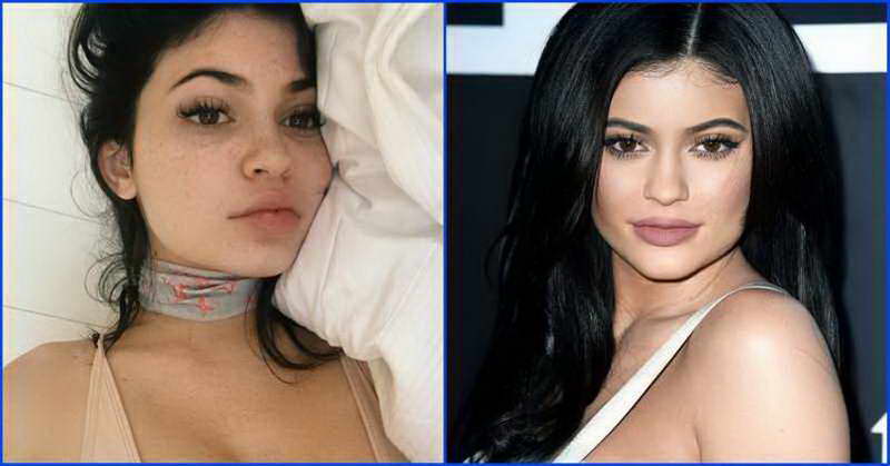 celebrities caught without makeup
